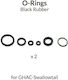 Gaahleri Ανταλλακτικά Black O-rings Ghac-swallowtail