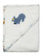Baby Star Baby Hooded Towel White 95x95cm 9983.L-1