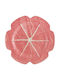 Bordallo Pinheiro Dekorative Platte Keramik Rosa 30x5cm