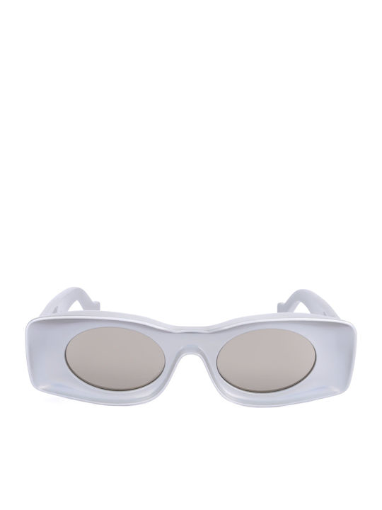 Loewe Women's Sunglasses with White Frame and Gray Lens