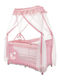 Lorelli Magic Sleep Laufstall 2 Ebenen mit Matratze Rosa