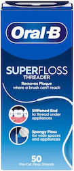 Oral-B Superfloss Ață Dentară 50m 50 Bucăți