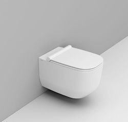 Ceramica Dolomite Λεκάνη Κρεμαστή Λευκή