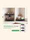 Costway Corner Floor Bathroom Shelf Plastic 67.5x44.45x25.4cm Black