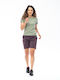 Damen-Shorts Lila
