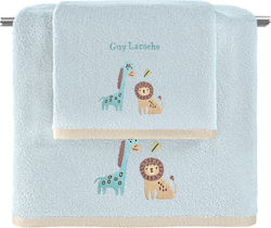 Guy Laroche Σετ Βρεφικές Πετσέτες 2τμχ Natural-sky Βάρους 450gr/m²