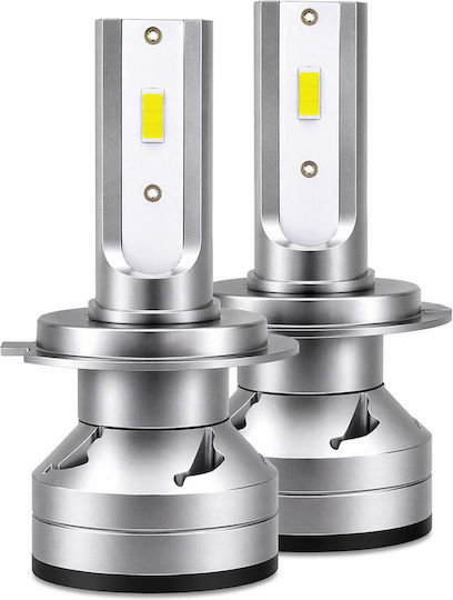 Led Lămpi Auto H4 6500k 12v Canbus 5d Kit Faruri Led 5500lm Set 2 Buc Ip65