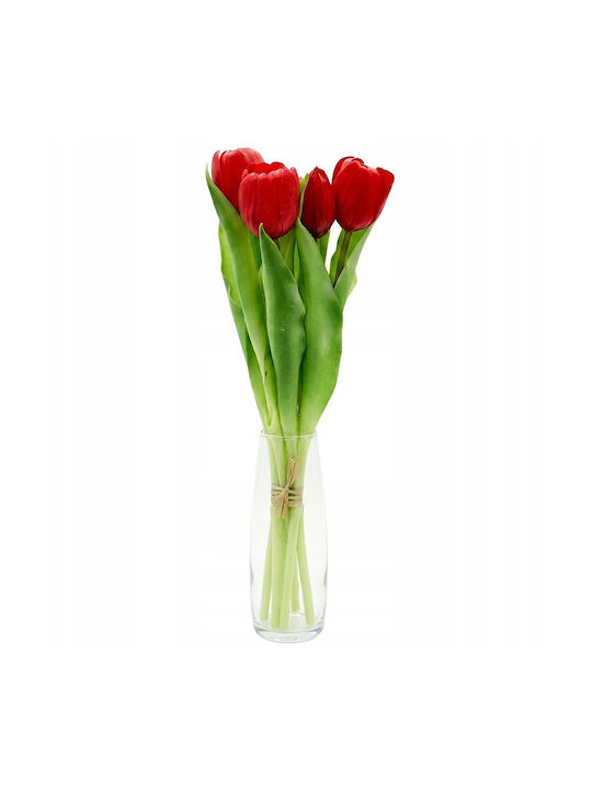 Bouquet of Red Tulips 31cm Saska Garden