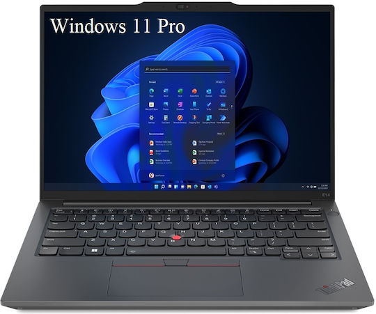 Lenovo ThinkPad E14 Gen 5 14" IPS FHD+ (Ryzen 3-7330U/12GB/256GB SSD + 256GB SSD/Windows 11 Pro) (Английска клавиатура US)