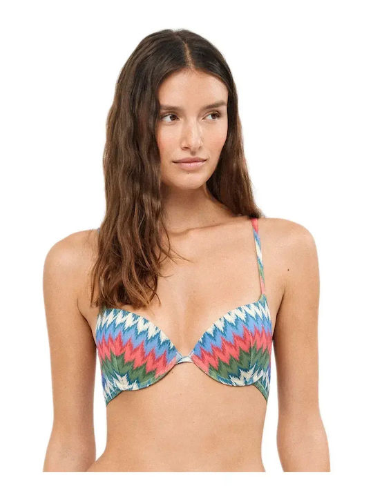 Bikini Σουτιέν με Ενίσχυση Πολύχρωμο