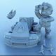 Figurină Super Mario Back To Future 3D Tipărită 30 Cm 1:6
