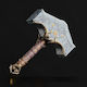 Cosplay Figur Gott des Krieges Thor Hammer Tragbare 3D Gedruckte 11,4 cm 1:16