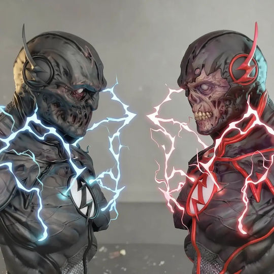 Φιγούρα Zoom Viallin Bust From Flash 3d 3d Εκτυπωμένη-7 6 Cm 1:24