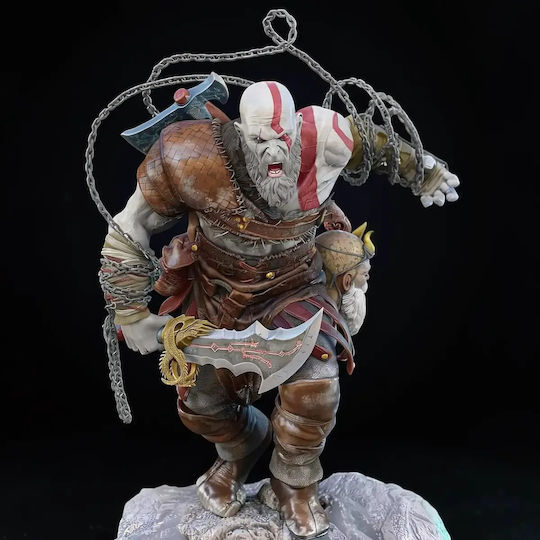 Kratos Action Pose Figurine Gott des Krieges 3D Druck Statue 3D Gedruckt-20 Cm 1:8