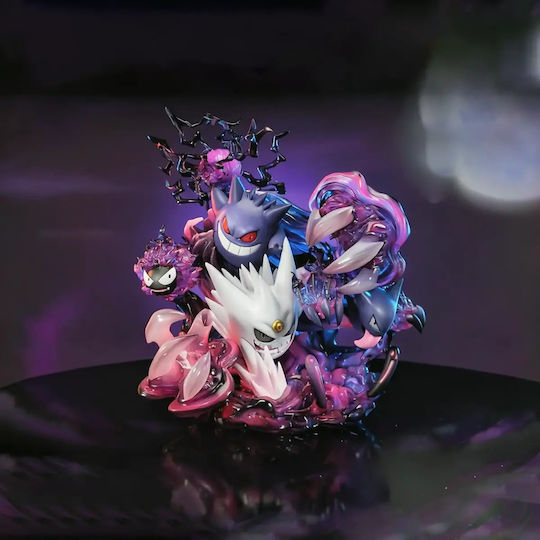 Figure Gengar Family Evolution Pokemon 3D Printed 11 4 Cm 1:16