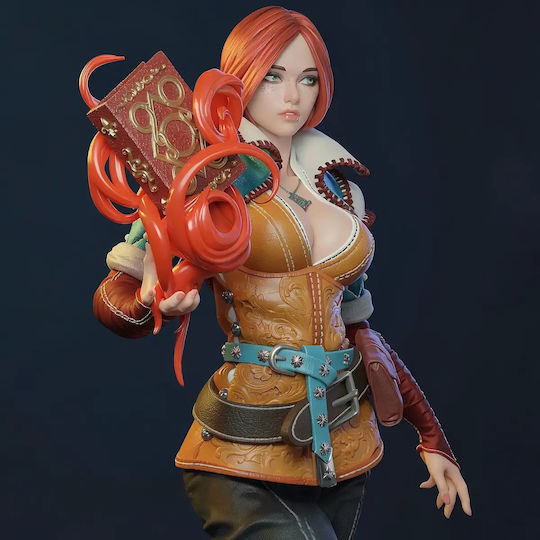 Triss Merigold Stehende Figur Aus Witcher 3d Gedruckt 20 Cm 1:8