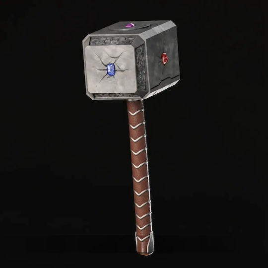 Figure Cosplay Infinity Hammer Mjolnir Thor Hammer Wearable 3D Printed 30 Cm 1:6
