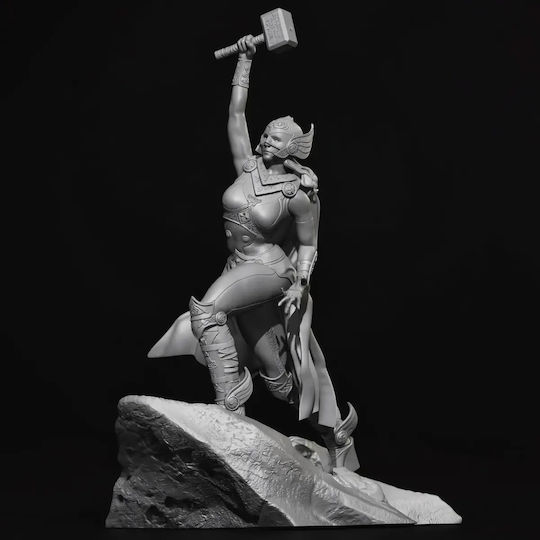 Φιγούρα Lady Thor Jane Foster 3d Model V2 3d Εκτυπωμένη-30 Cm 1:6