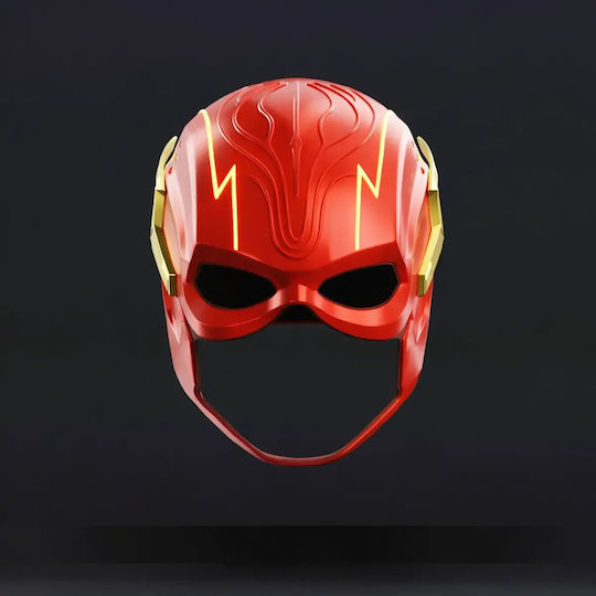 Фигура Cosplay Flash Каска V2 Носима 3D Печатана 7 6 См 1:24