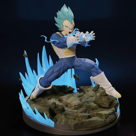 Φιγούρα Vegeta Blue From Dragonball 3d Εκτυπωμένη-15 2 Cm 1:12