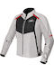 LS2 Breeze Summer Men's Riding Jacket Grey/Black/Red