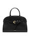 Leather Women's Shoulder Bag Black