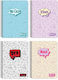 Must Team Spiral Ruled School Notebooks B5 30 Paper Sheets 8 Pieces (Various Designs)