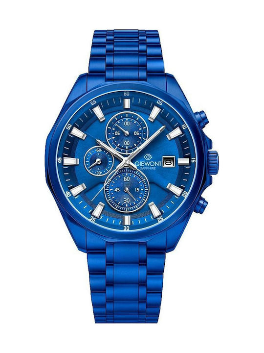 Giewont Sapphire Men's Watch 46mm Chronograph B...