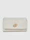 Knitted Women's Envelope Bag Ecru