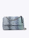 Straw Women's Shoulder Bag Blue