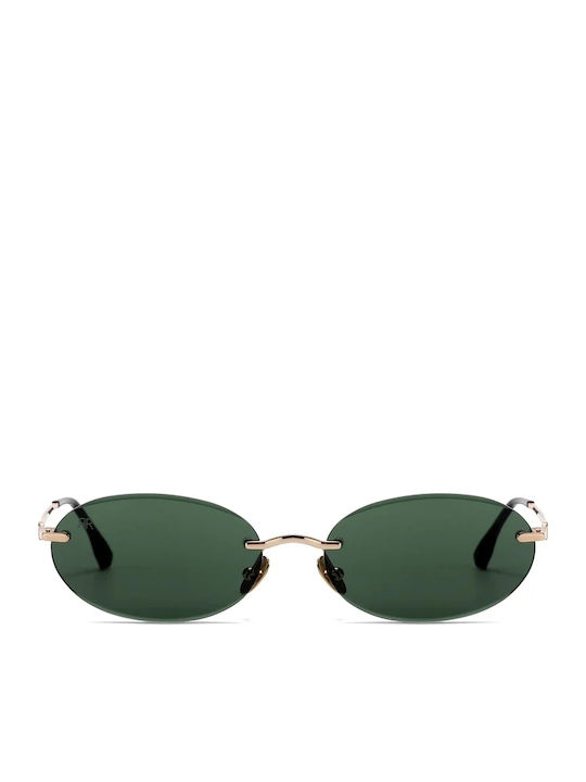 Red Raven Unholy Woman Sunglasses with Green Fr...