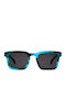 K-Eyes Men's Sunglasses with Light Blue Frame and Light Blue Polarized Lenses