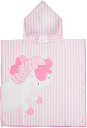 Beach Poncho True Blue Unicorn 120x60cm