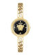 Versace Medusa Womens Watch 28mm Battery with Gold Metal Bracelet
