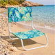 Strandstuhl Türkis 45x47x49cm