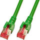 EFB S/FTP Cat.6 Gigabit Network Cable Ethernet 1m Green
