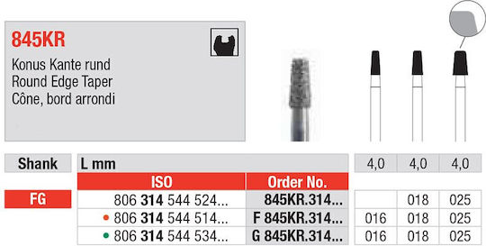 eDenta Freza Pentru Unealtă Rotativă 845KR314018
