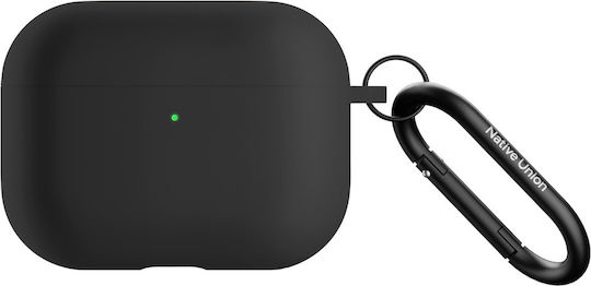 Native Union Silicone Case with Hook in Black Color for Apple AirPods Pro 3