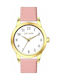 Paul Lorens Womens Watch 26mm Battery With Pink Leather Strap