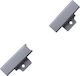 Plastic Laptop LCD Hinges Cover for Lenovo Loq 15irx9 15i Gen 9 83dv 15ahp9 83dx 15iax9i 83fq 15iax9 83gs 15arp9 83jc 15irx10 83je 15ahp10 83jg 5cb1m65367 Left & Right Gray Code 1-cov1032