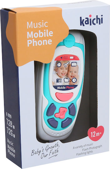 Chipolino Toy Telephone with Music Lights and Sounds for 12+ Months