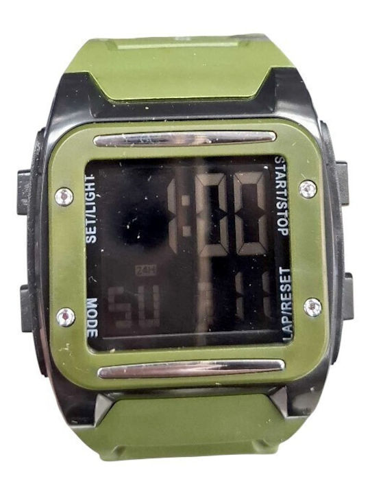 Digital Womens Watch 40mm Battery with Green Me...