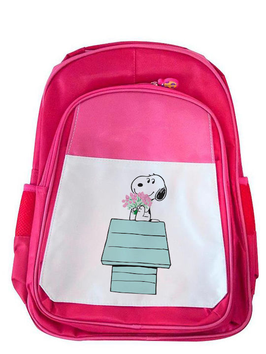 Kinder Schulranzen Snoopy Rosa 41x30x15cm