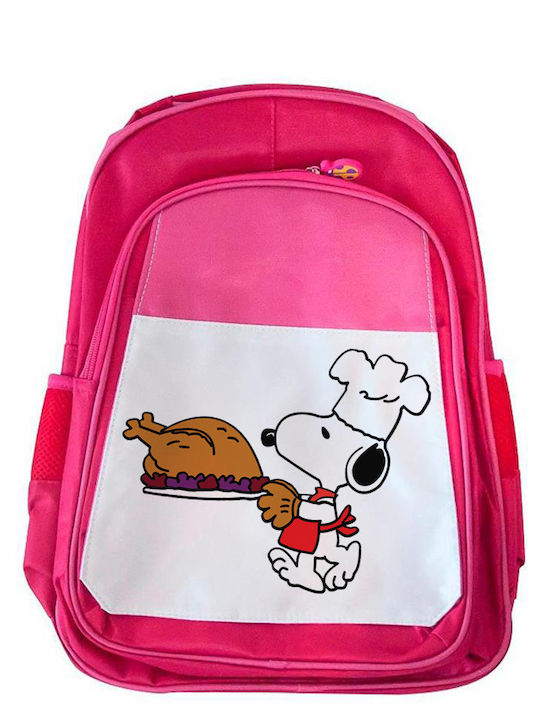 Kinder Schulranzen Snoopy Rosa 41x30x15cm