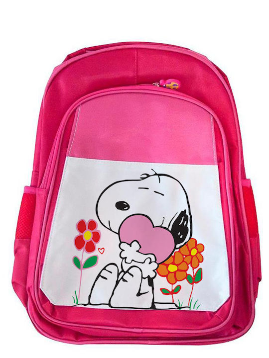 Kinder Schulranzen Snoopy Rosa 41x30x15cm