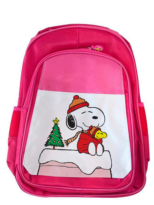 Kinder Schulranzen Snoopy Rosa 41x30x15cm