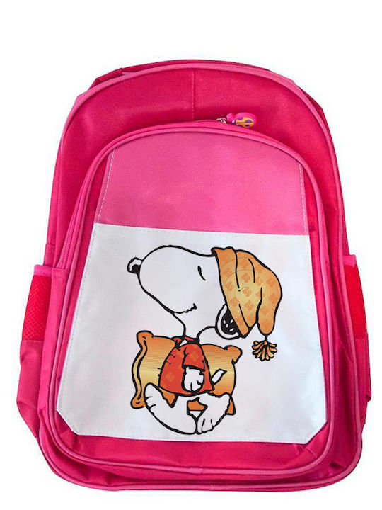 Kinder Schulranzen Snoopy Rosa 41x30x15cm