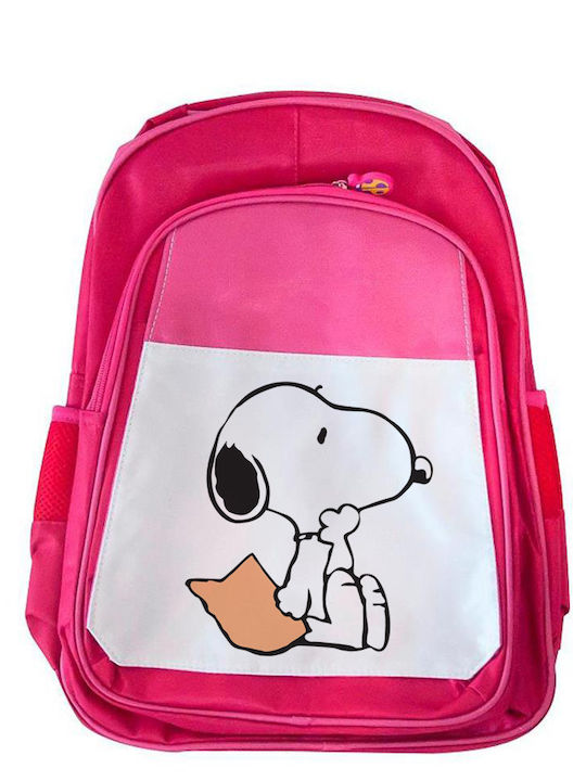 Kinder Schulranzen Snoopy Rosa 41x30x15cm