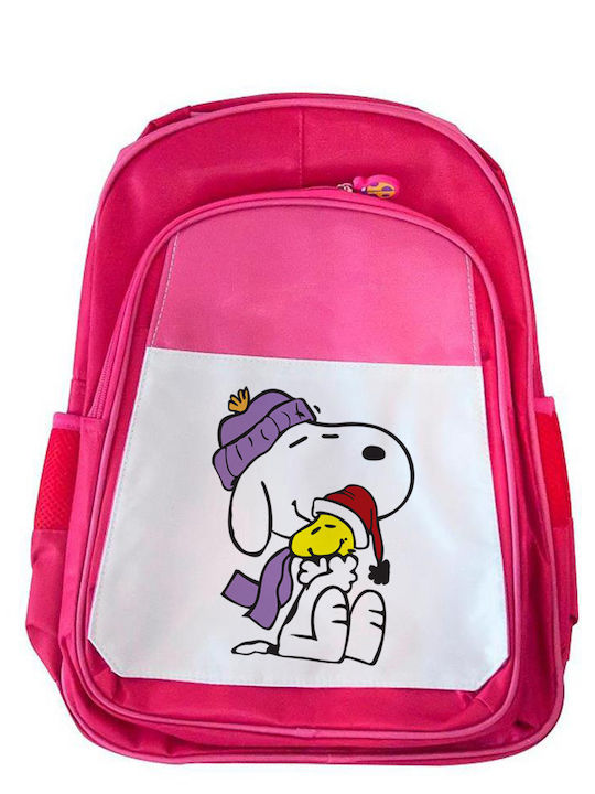 Kinder Schulranzen Snoopy Rosa 41x30x15cm