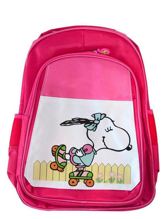 Kinder Schulranzen Snoopy Rosa 41x30x15cm